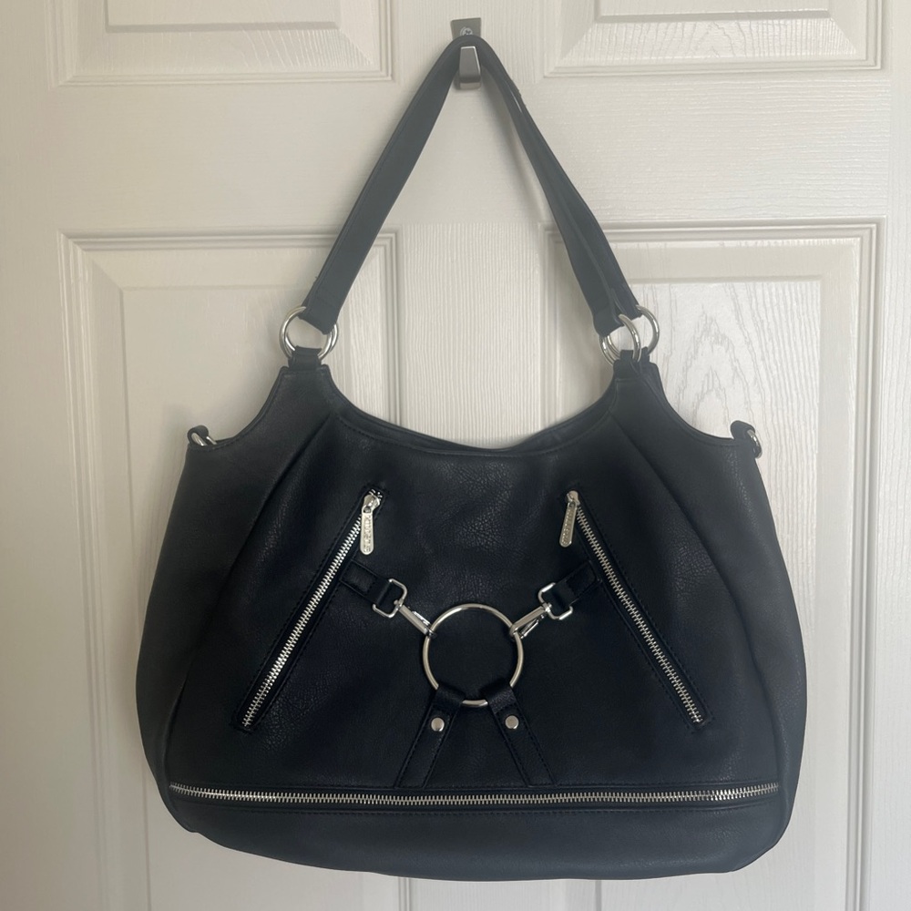 Killstar Black Shoulder or Cross Body Purse Tote NWOT